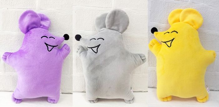 Textile souvenir Mouse Prankster, 27 cm