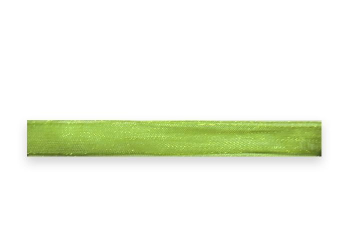 Tape made of organza, marsh-golden, w. 1 cm; 457 m in the rudder.