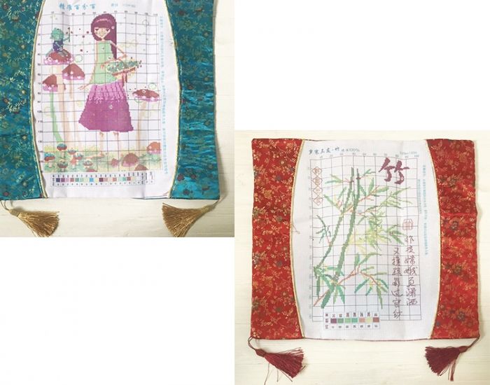 Set for embroidery 5D Pillow the Little bird of 50 * 50 cm