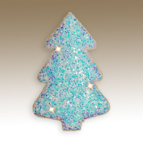 Decorative product with glitter Herringbone, 8 cm, 20 pcs per pack.