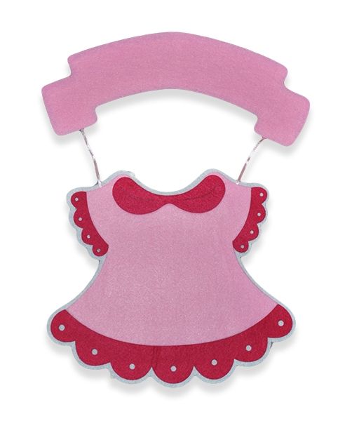 Decor from felt Girl, 50 cm