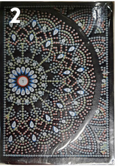 Set for creativity with rhinestones Notebook Pattern 14.5 * 22 cm