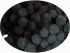 Pompon black 0.6 cm, 2000 pcs. in the pack.