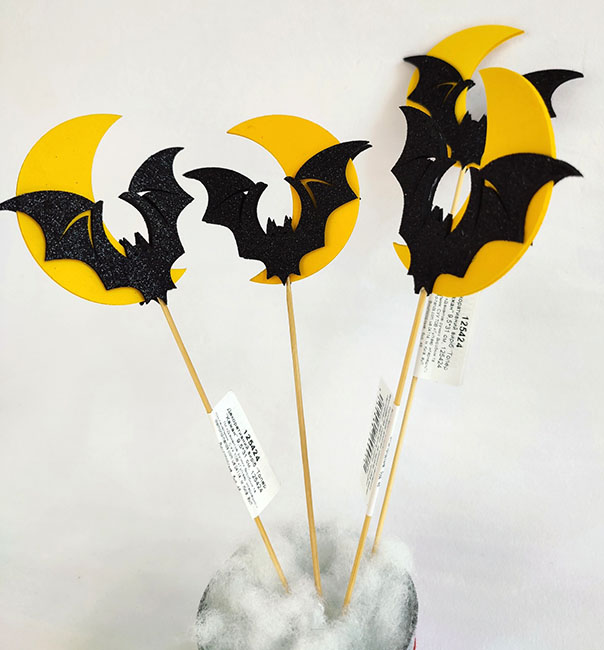 Decorative item Bat Topper, 9.5*31 cm