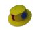 Textile DIY: Felt hat, yellow