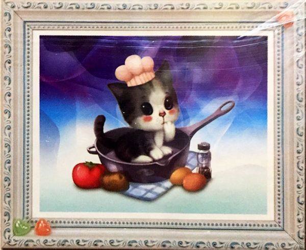 Set for creativity with rhinestones 5D Little chef