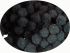 Pompom black 0,8 cm, 2000 pcs. in the package.