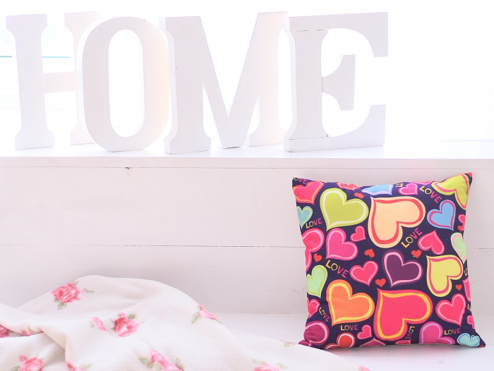 Pillow Extravaganza of hearts