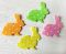 Decorative item made of felt Rabbit, 5 cm, 40 pcs per pack