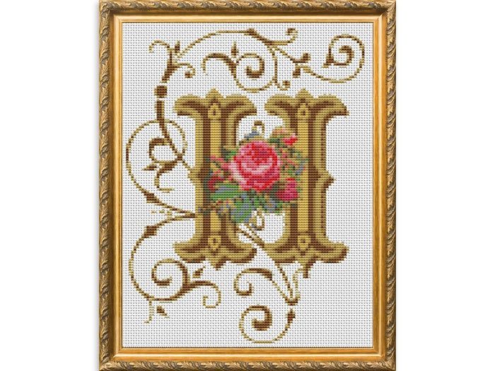 Набір для вишив. "Літера "Н" 30*37 см