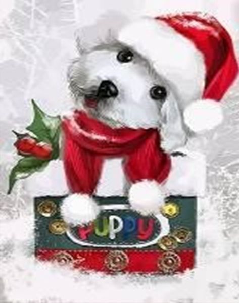 Набір для творчості зі стразами на підрамнику "Puppy" 20*30 см (GL368)