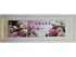 Kit embroidery cross Triptych Pink peonies