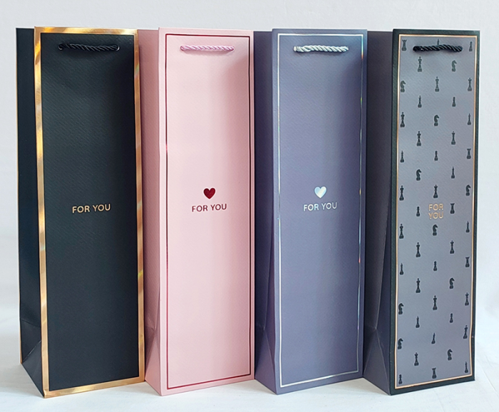 Elegant paper package 11*38*11cm, 12 pcs per pack.