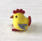 Polyfoam product Velvet chicken, 4.5 cm, yellow, 30 pcs / pack