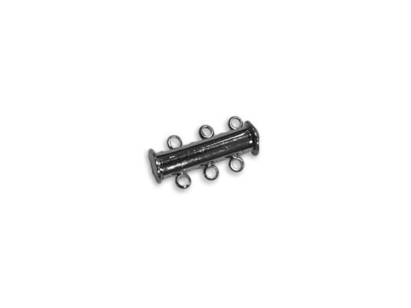 Clasp for bracelet (3 mounts) silver