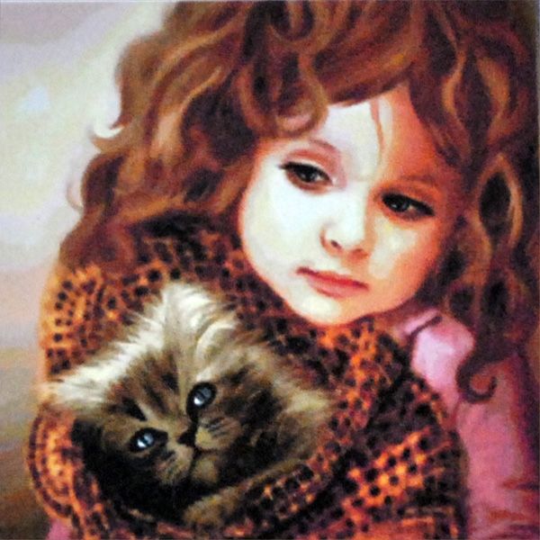 Set for creativity with rhinestones Tenderness 50*50