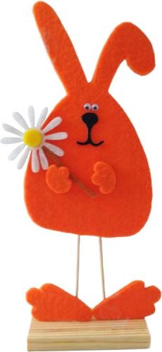 Decorative item Rabbit, 25 cm (orange)