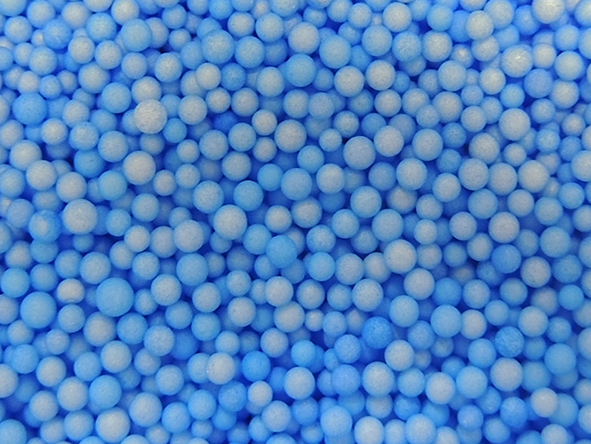 Foam product Blue filler, 2-3 mm, 50 grams per pack