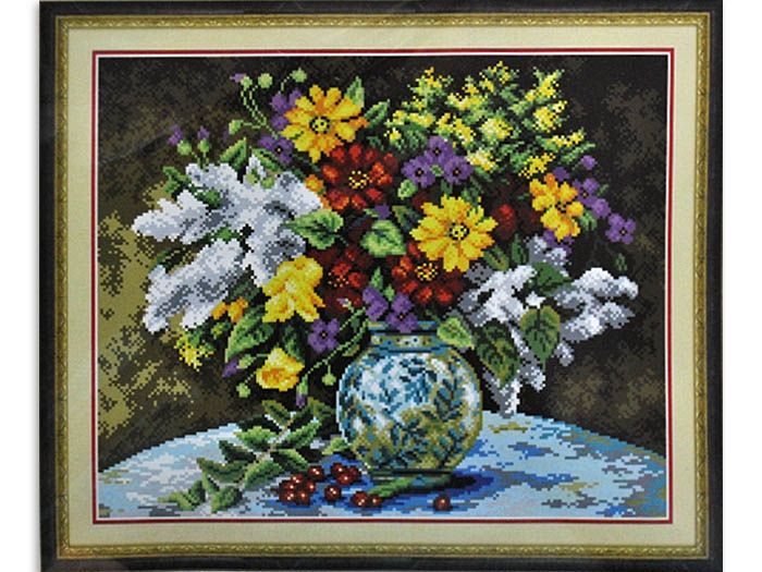 Набір для вишив. "Кольоровий букет" 55*46 см (A 658)