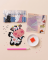 Set for creativity with rhinestones (sticker) Cheerful cow 11 * 15 cm