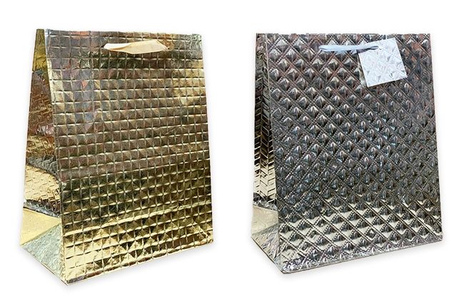 Package 26*31*12cm paper Monochrome, silver, gold 12 pcs per pack