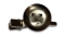 Fittings for metal Base brooch 2 in 1 (clip+brooch), silver