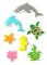 Decorative pattern from felt Meshkantsi sea