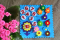 Set for development of felt Learning to count 24 * 24