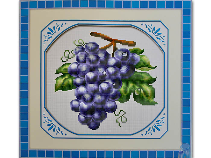 Набір для вишив. "Виноград" 28*28 см (Y30113)