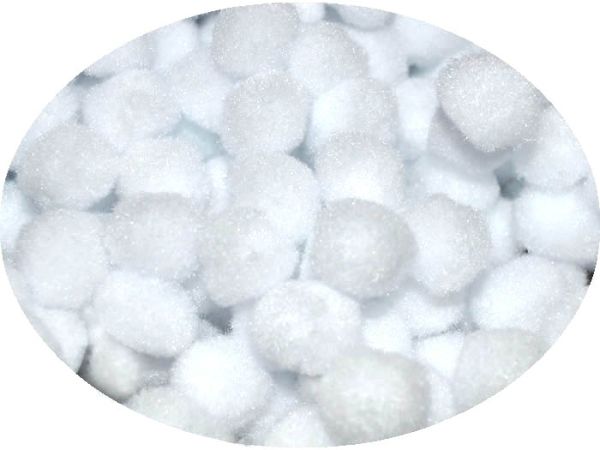 Pompom white 3.5 cm, 250 PCs cat.