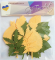Decorative felt product Set of autumn leaves 1, 12 pcs per pack