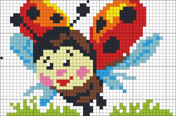 Set for creativity with rhinestones (sticker) Ladybug 17 * 12 cm