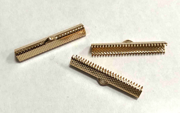 Metal accessories Clip, gold, 3.5 cm, 100 pcs. in the pack.
