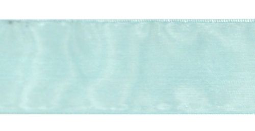 Стрічка з органзи, блакитна,ширина 2,5 см; 45,7 м в рул. (D516,104)
