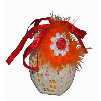 Easter egg yellow orange