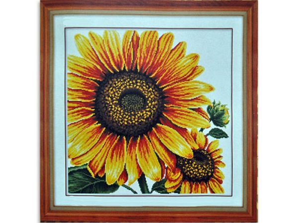 Kit embroidery cross Sunflower