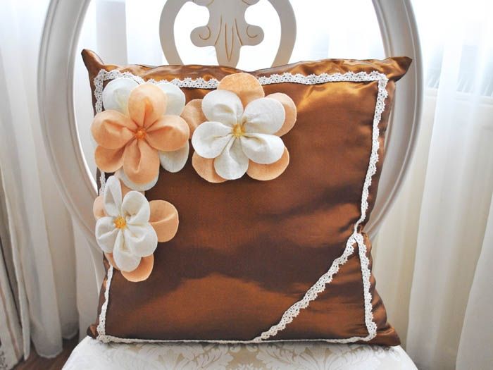 Set for creativity Pillow case Autumn flowers