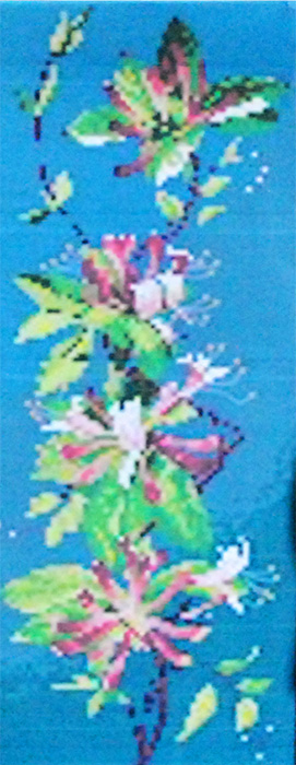 Set for creativity with rhinestones Blooming twig