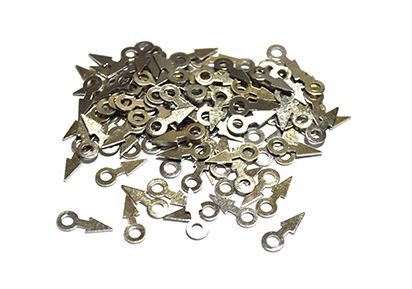 Fittings, metal, for Mounting pendants, silver