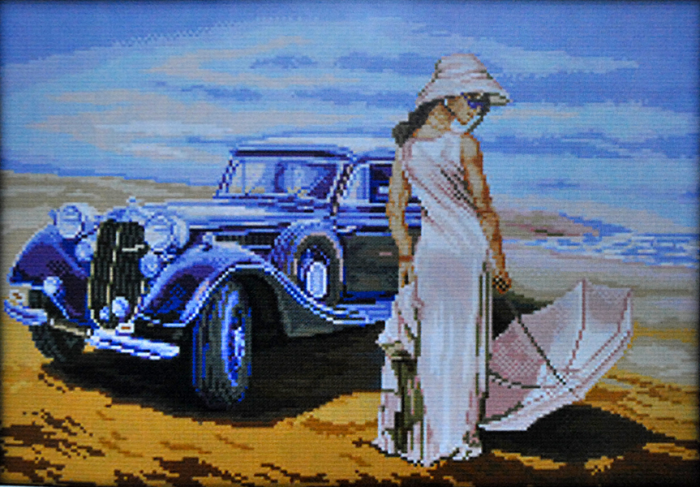 Embroidery kit by the sea 61*44