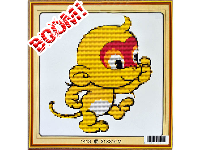 Set for cross stitch Monkey