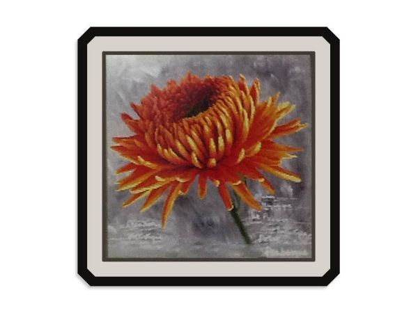 Kit embroidery cross Chrysanthemum