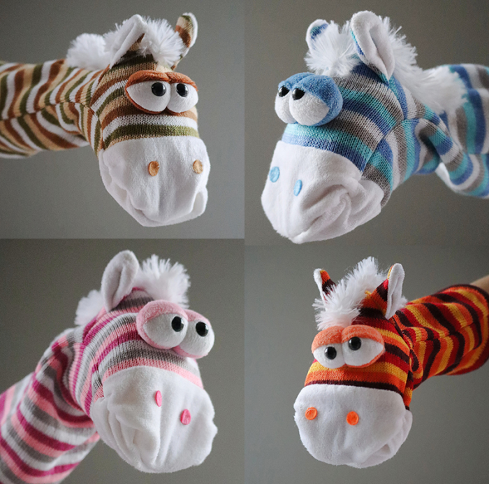 Mitten Horse in a strip of 20 cm