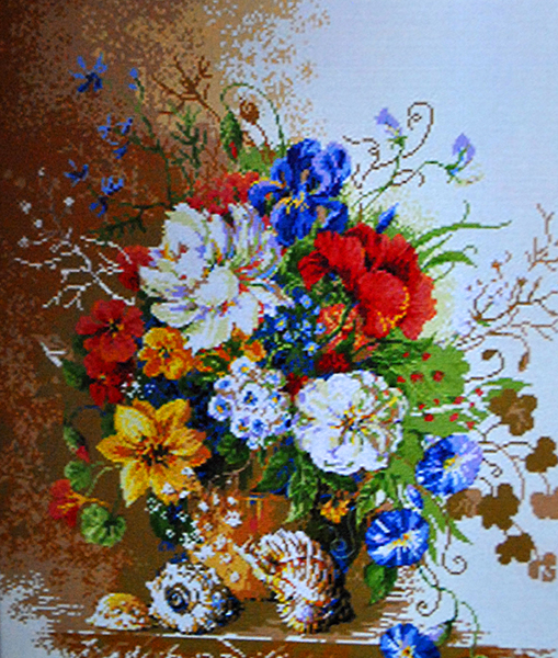 Embroidery kit mother's bouquet 60*71