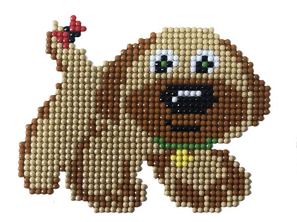Set for creativity with rhinestones (sticker) Faithful friend 11 * 15 cm