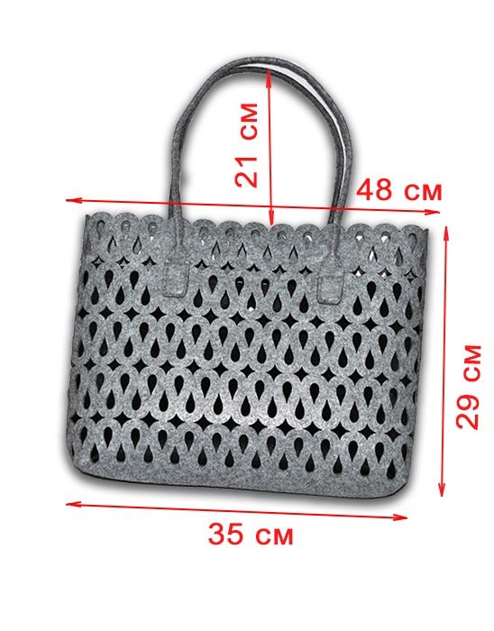 Bag felt grey