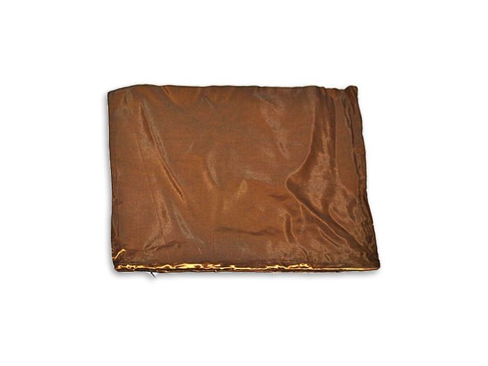 Pillowcase made of polyester brown