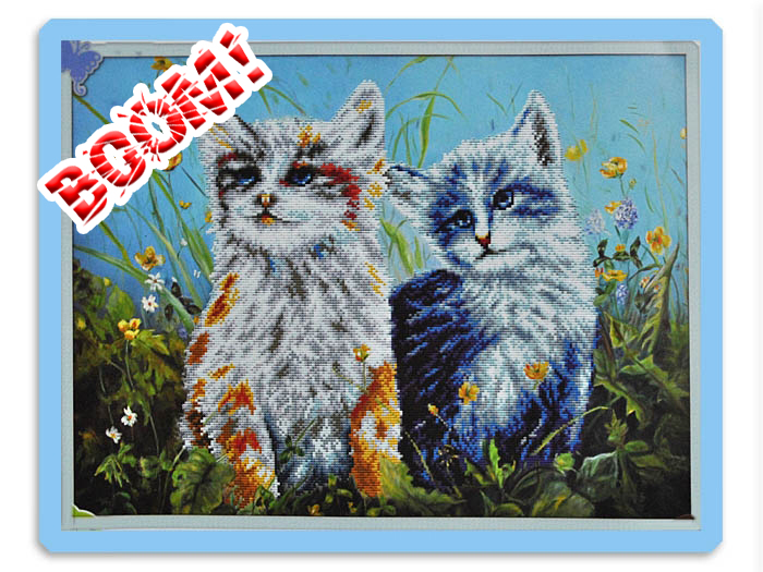 Набір для вишив. "Котики" 63*49 см (90334)