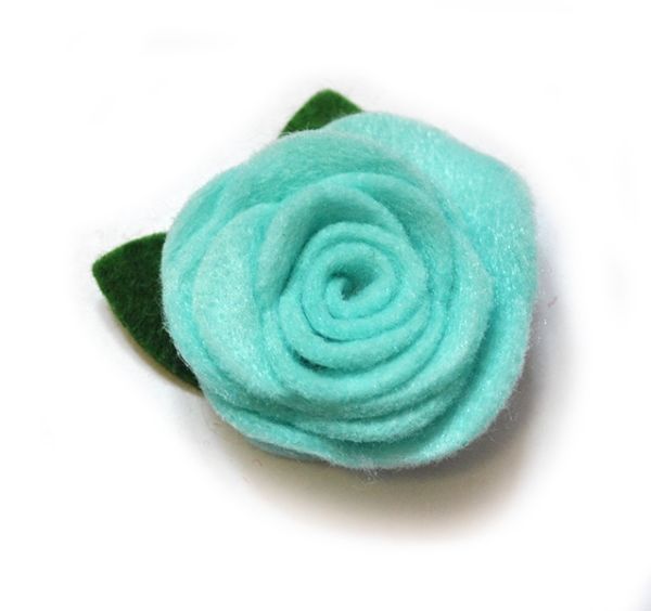 Decor with felt Rose, m., 4 cm, 20 pc. / Pc