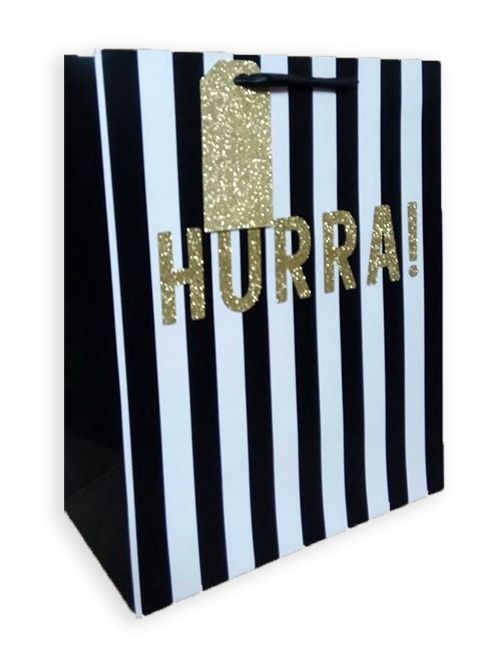 Пакет 26*33*10см паперовий "Нurra " 6 шт в пак